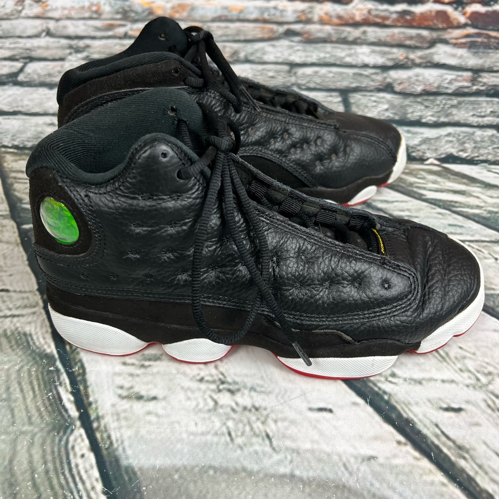 Nike Air Jordan 13 Retro GS Black Red Bred Size 5Y  DJ3003-062‎ - Picture 2 of 7